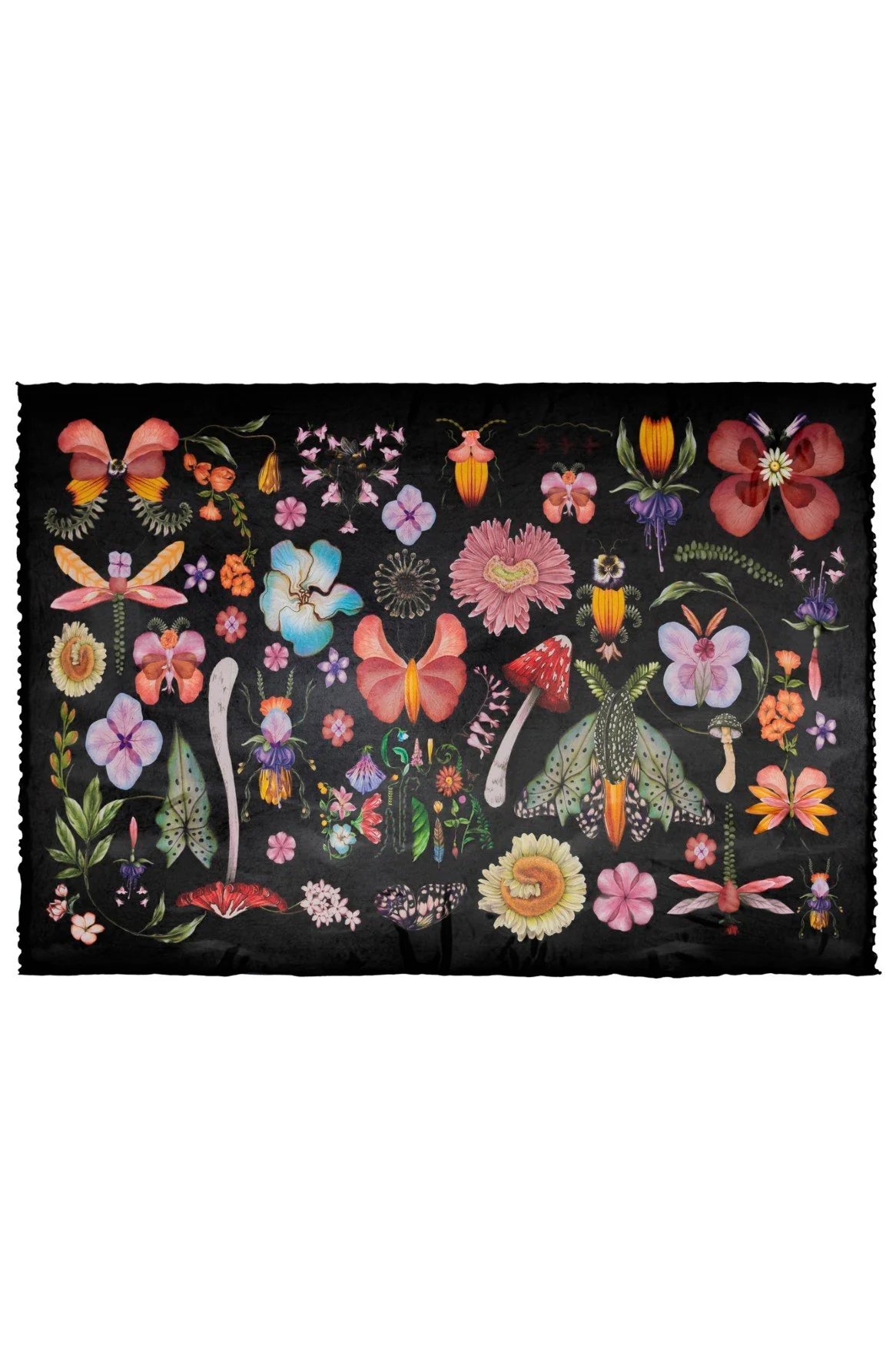 Multicolor print mesh sarong