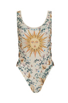 Reversible solstice print one piece