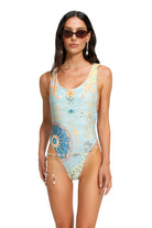 Reversible solstice print one piece