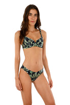 Tropical Print Underwire Top