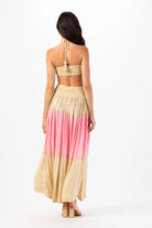 Side Cutout Halter Maxi Dress 