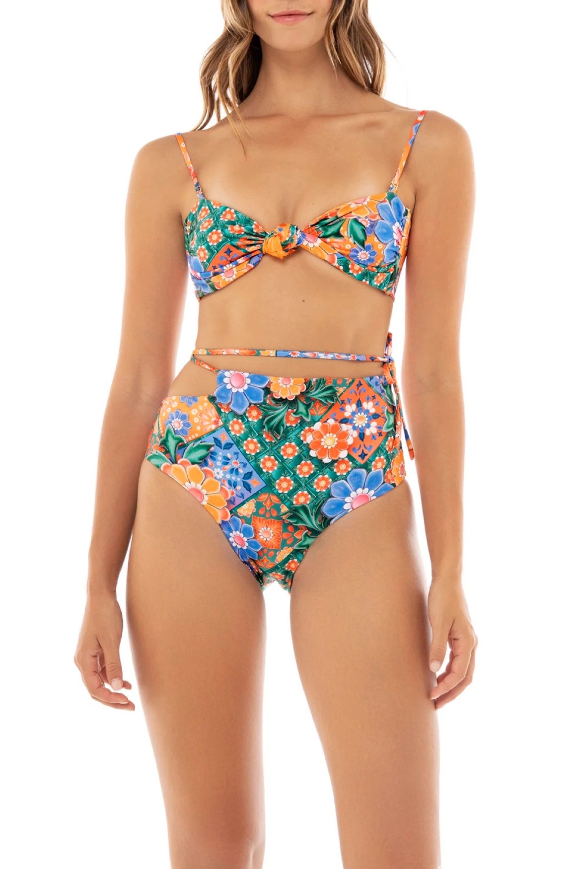 ロージールーチェ水着【SET】STRAWBERRY BIANCA×SYDNEY Highs and Lows - Gingham Cream Bikini Set – Submarine Swim