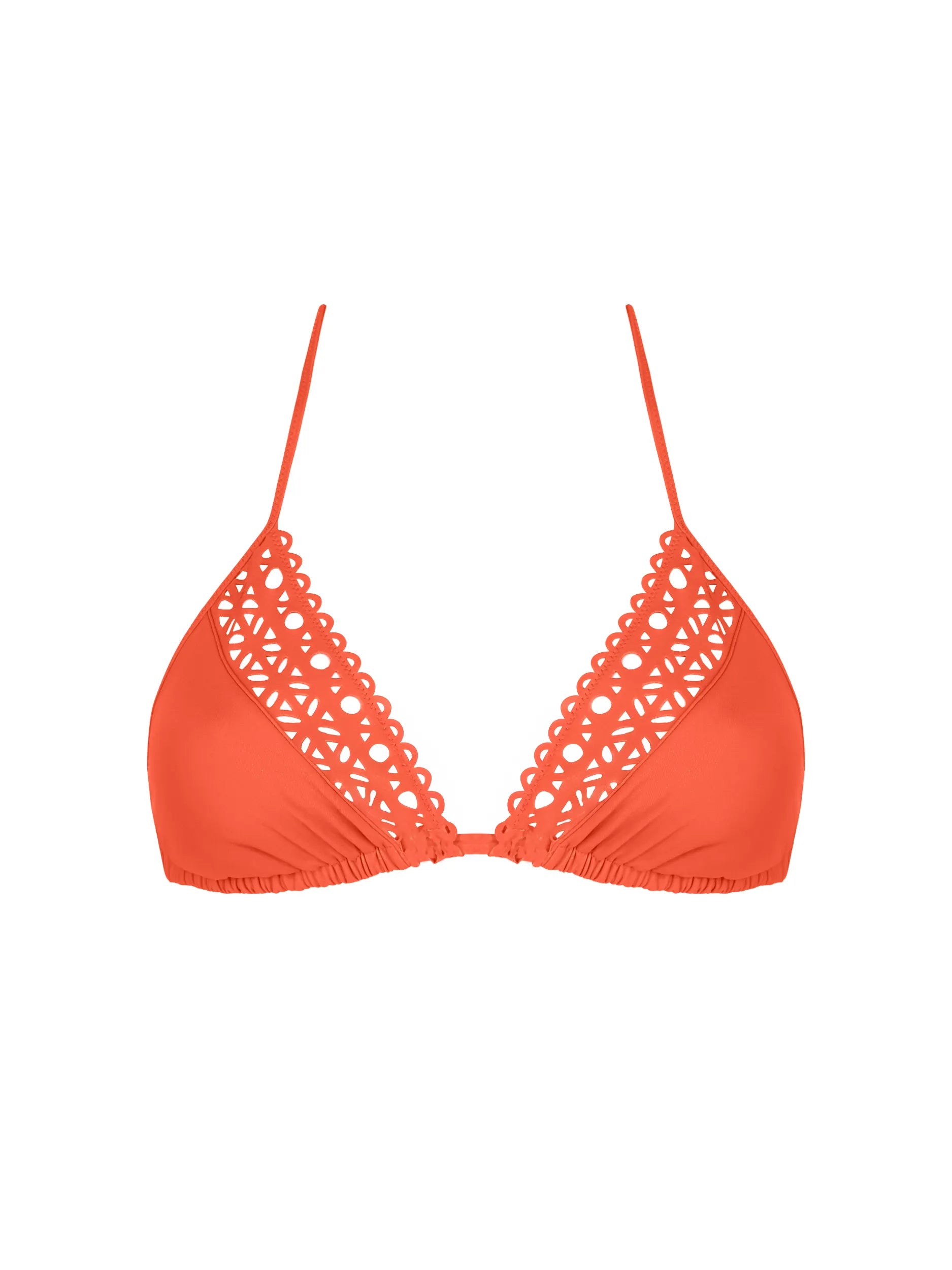 Light orange adjustable triangle top