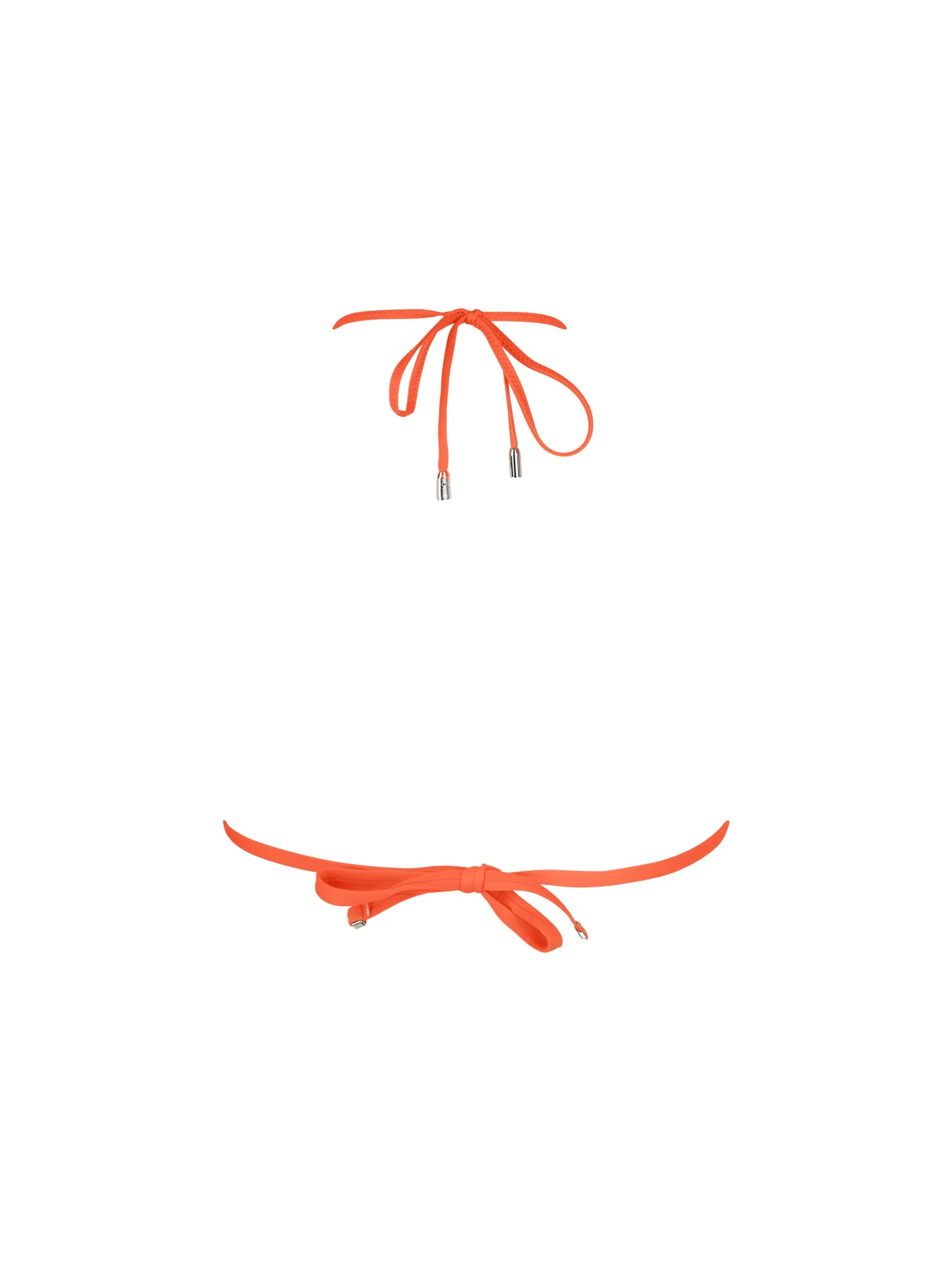 Light orange adjustable triangle top