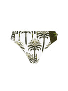 Palm print ring adorned bikini bottom