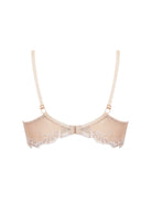 Embroidered Nude Underwire Top