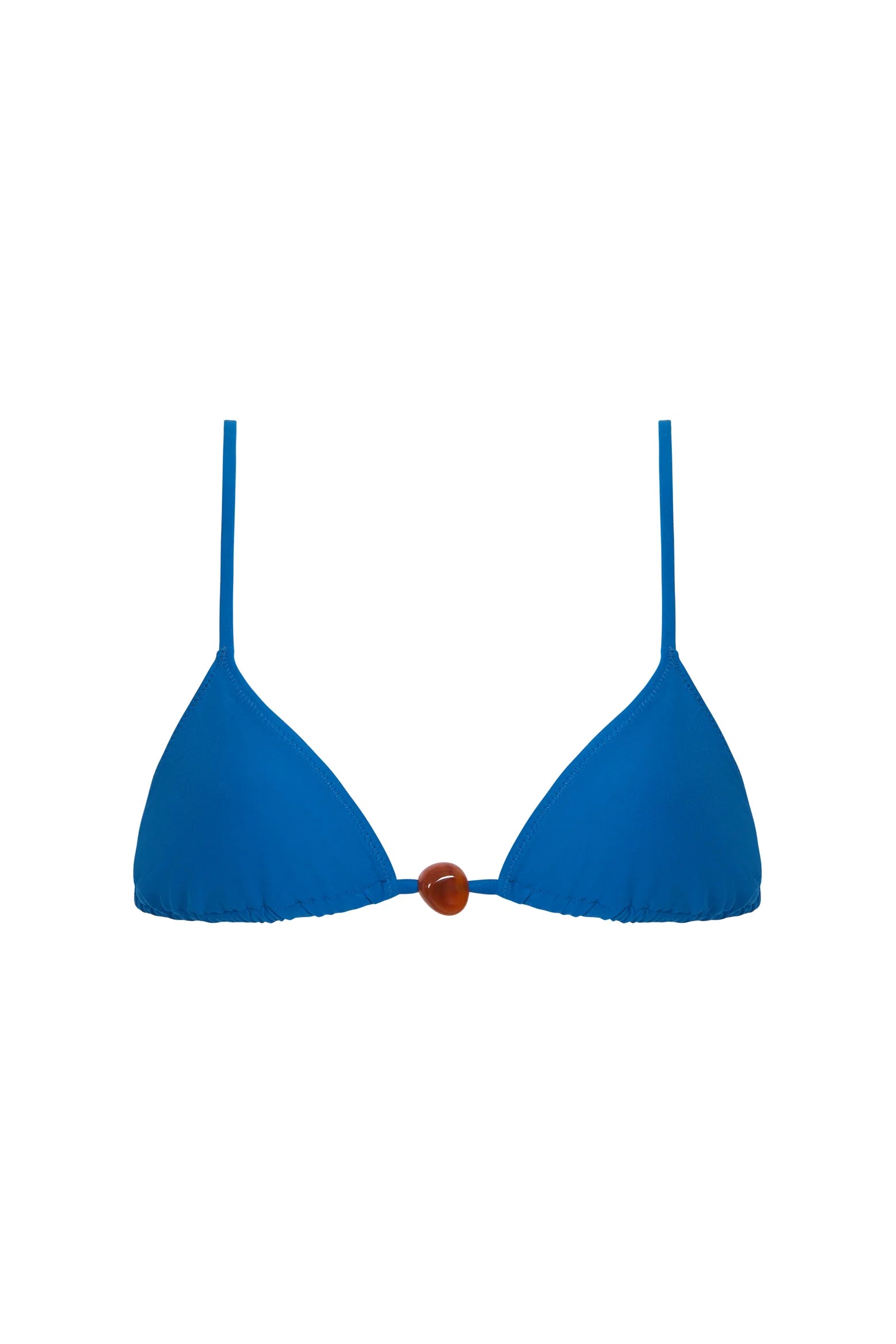 Adjustable triangle top with a decorative bead in the front
