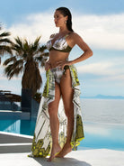 Long palm tree print sarong