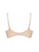 Nude Underwire Bra With Floral Embroidery