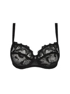 Black Floral Underwire Bra 