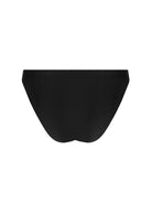 Black bikini bottom with bronze trim