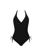 Black Halter One Piece 