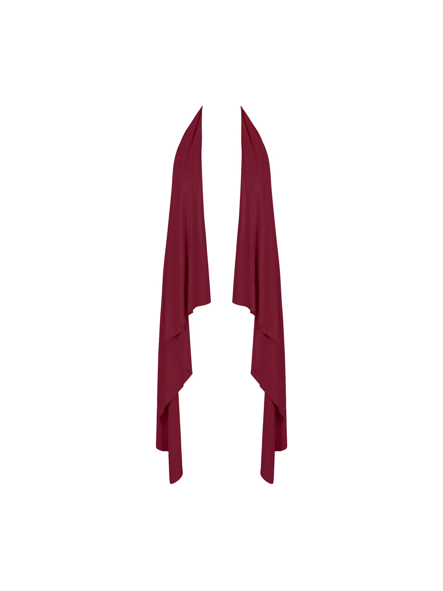 One size coverup dress in burgundy