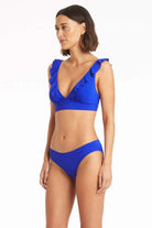 Blue Mid Rise Bottom