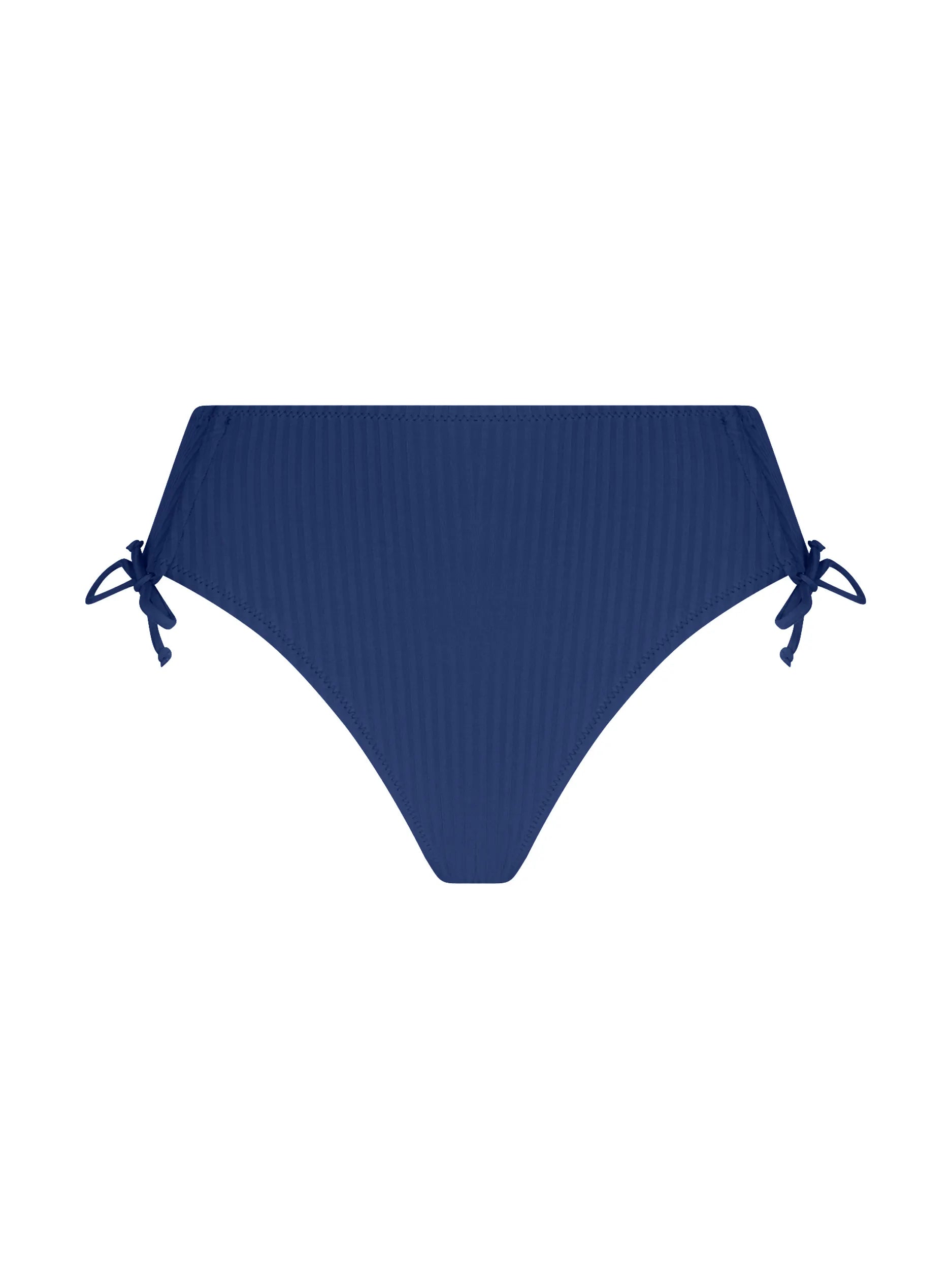 High waist bikini with adjustable sides