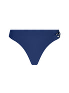 Dark blue ribbed bikini bottom