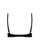 Black padded cross front top