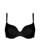 Moulded cup padded bra with underwire in Black