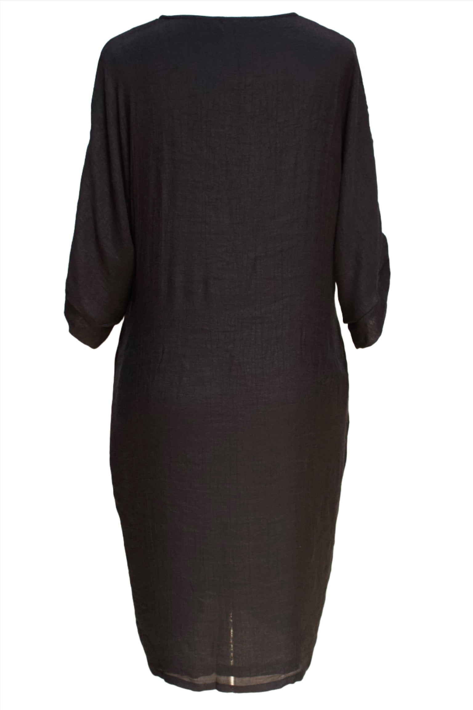 Long Sleeve Black Dress 