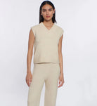 V-Neck Knit Vest 