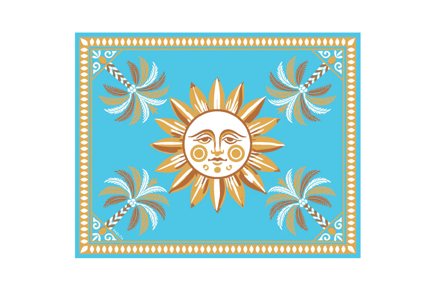 Large colorful cotton sarong