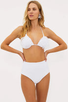 White High Waist Bottom