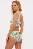 Bright Tropical Print Full Coverage Bottom 