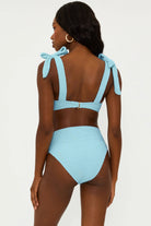 Terry High Waist Light Blue Bottom 