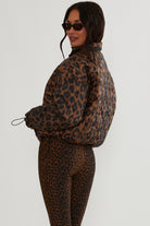 Sporty Leopard Print Jacket