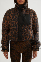 Sporty Leopard Print Jacket