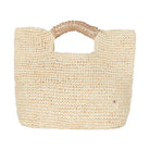 Crochet raffia tote bag 