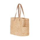 Crochet raffia tote bag