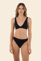 Black Full Coverage Bottom