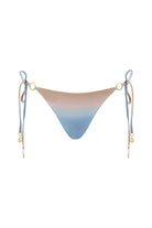 Shimmery tie side bikini bottom