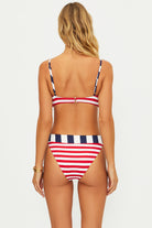 American themed bandeau bikini top