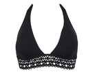 Black Triangle Halter Top