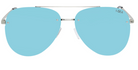 Blue aviator glasses