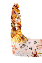 Reversible Floral Print Bandeau Bikini Top