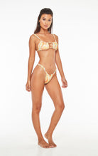 Multicolor Printed Minimal Coverage Bikini Bottom