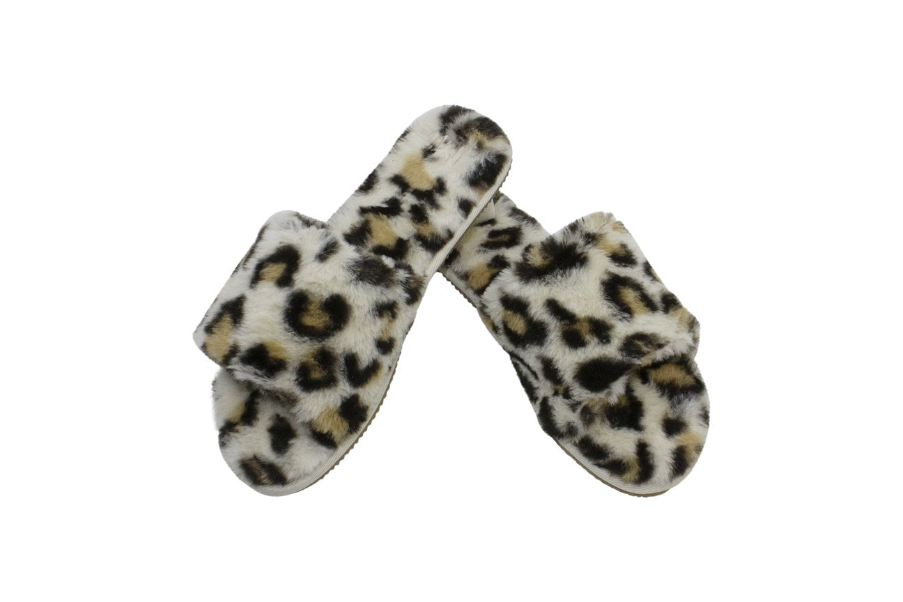 
                  
                    Leopard Print Fur Slippers
                  
                