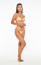 Multicolor Printed Minimal Coverage Bikini Bottom