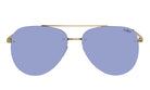 Reflective aviator glasses