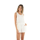 White Cotton Two Way Jumper