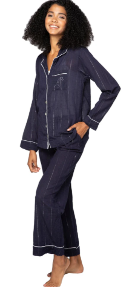 Dark Blue Pajama Set
