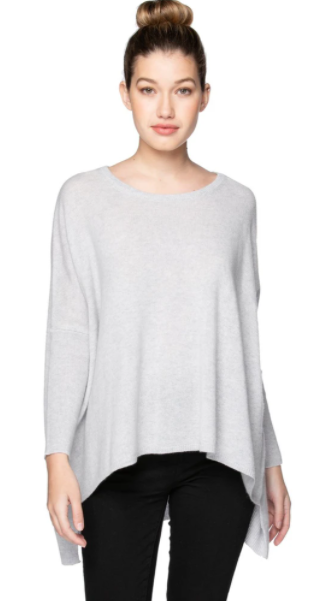 Glass Grey Cashmere Sweater