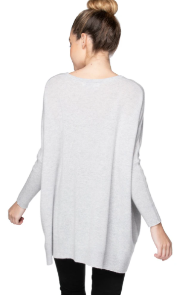 
                  
                    Glass Grey Cashmere Sweater
                  
                