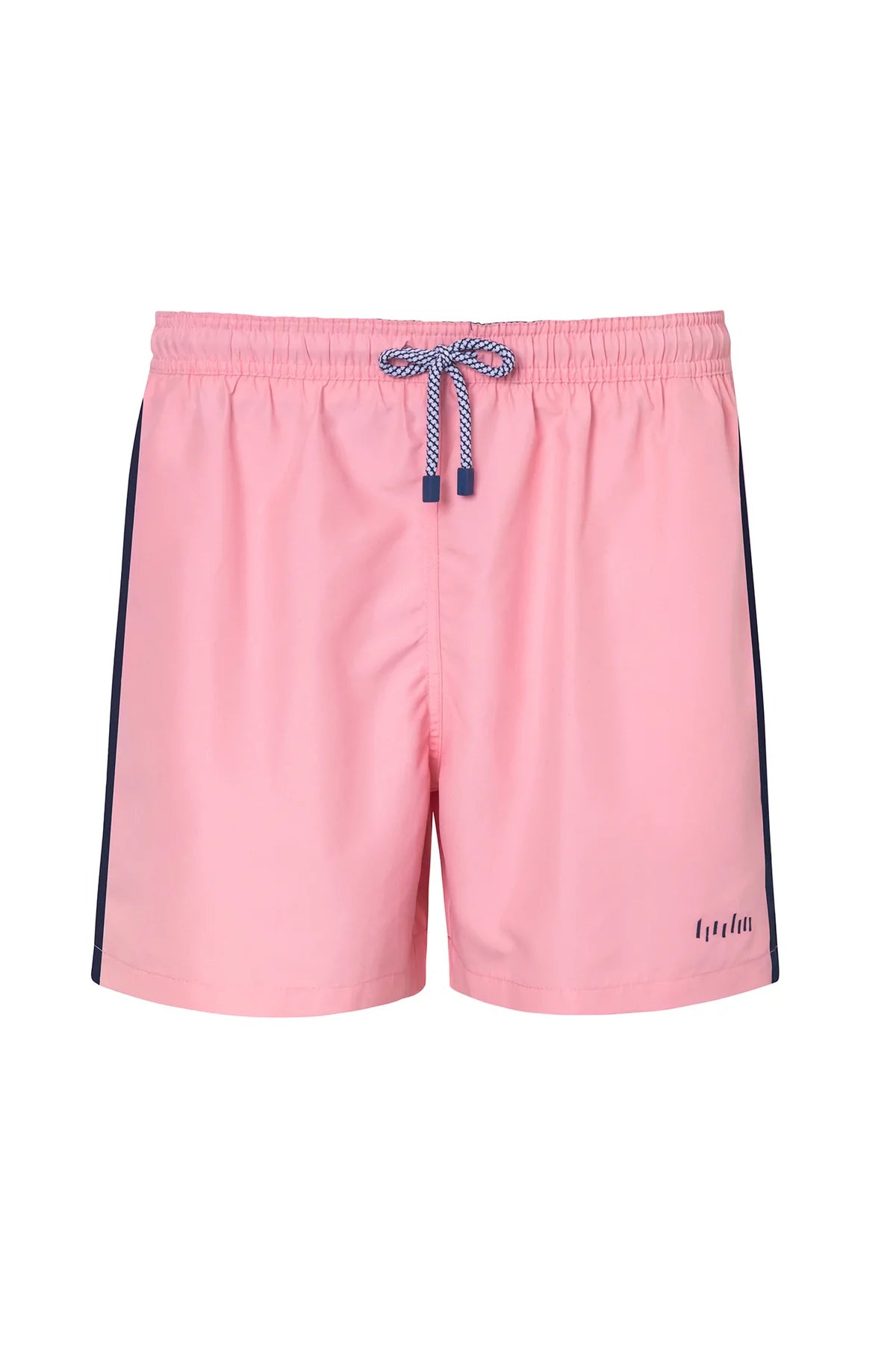 Pink And Navy Swim Trunks
