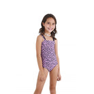 Kid's Purple Printed One Piece