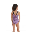 Kid's Purple Printed One Piece