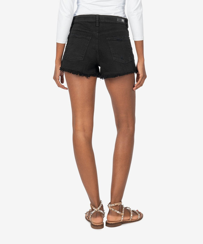 
                  
                    Black Frayed Jean Shorts
                  
                